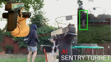 Airsoft Turret powered by AI: The Future of Home Defense?