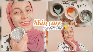 روتين أسبوعي كامل للعناية بالبشرة وجهك غايرجع كايبري+إزالة شعر الوجه بالشفرة✨ ||Skin Care Routine