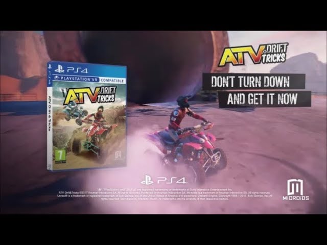 ATV Drift & Tricks PSVR PS4 Game on Sale - Sky Games