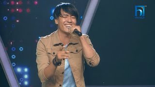 Tika Bahadur Magar 'Dulna Mann Lagcha...' The Voice of Nepal Season 4 - 2022