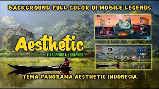 Background ML Full Color UI Tema Panorama aesthetic indonesia | Patch MLBB x transformers #104