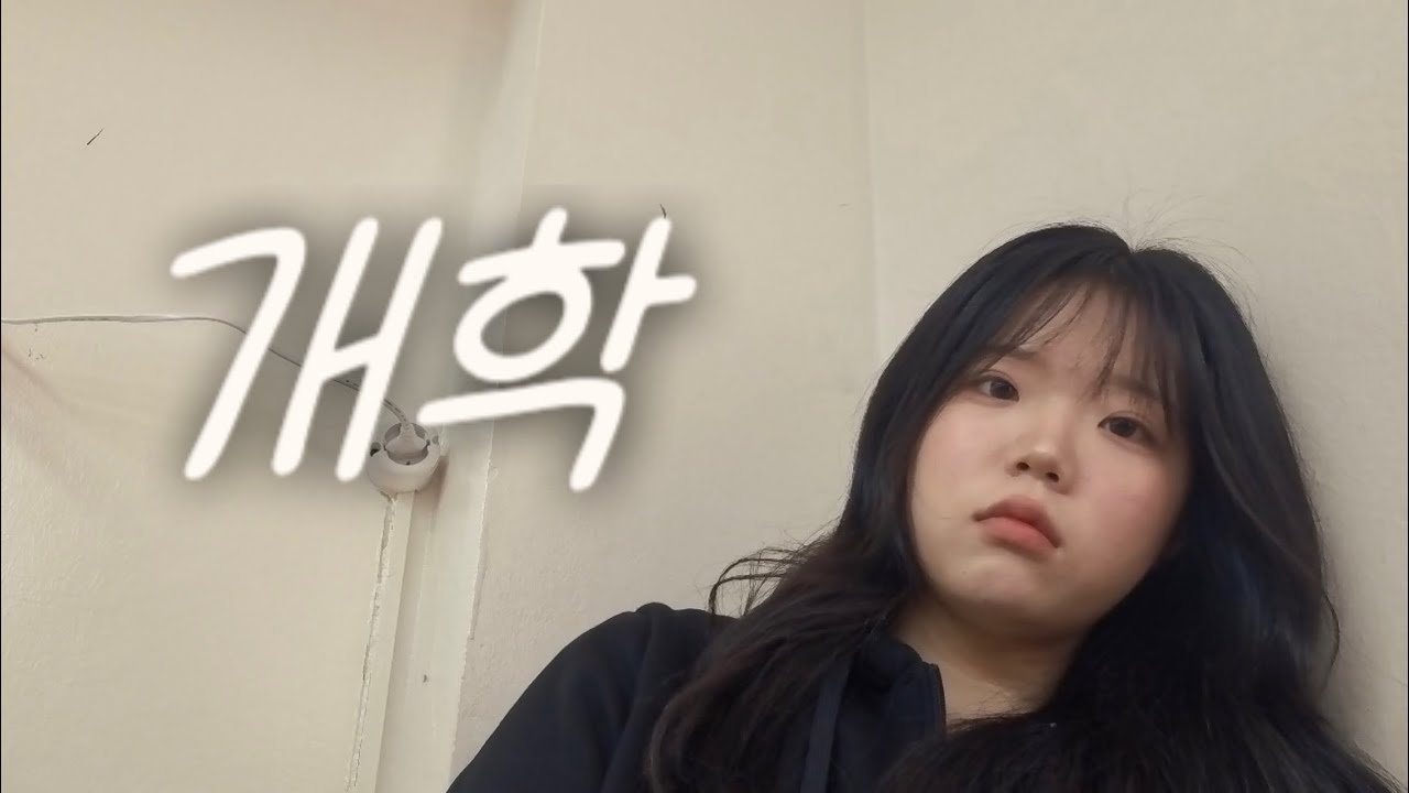 고3 개학 브이로그