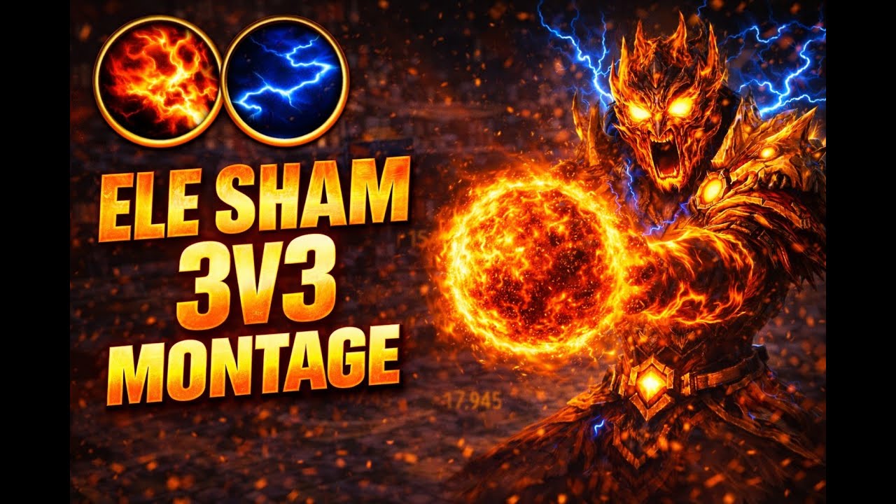 Elemental Shaman Is Actually Broken -- 3v3 Arena Montage (MoP Classic)