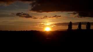 Bellshill summer solstice sunset 2014 time lapse