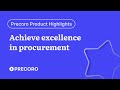 How to optimize procurement process with software   1product demo  precoro procurement software