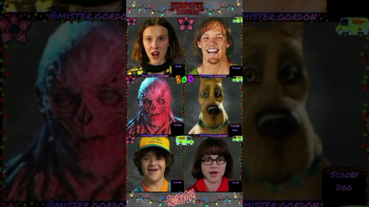 Stranger Things Vs Scooby Doo/TikTok Challenge/TikTok Challenge Humor. 