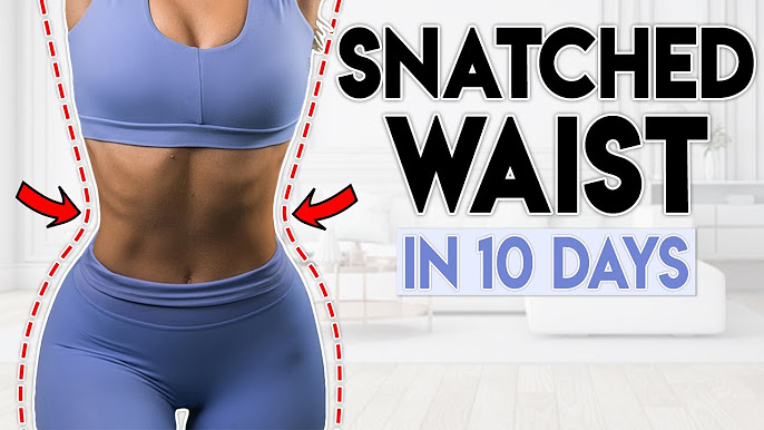 How to get a SMALLER RIB CAGE- Follow Along Workout for a Smaller Waist 