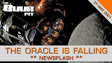 Elite Dangerous: NEWSFLASH : The Oracle Star Port in Delphi appears to Falling from orbit!