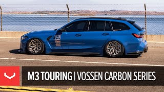 BMW M3 Touring on Air & Unreleased Vossen Carbon Series