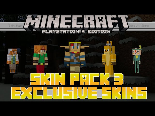 Minecraft: PlayStation 4 Edition - Skin Pack 3 (2012) - MobyGames