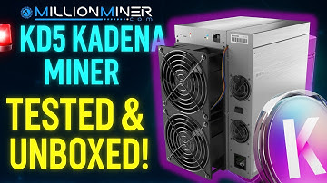 Testing Goldshell KD5 Kadena Miner - used miner stocks from millionminer.com, ready to ORDER !