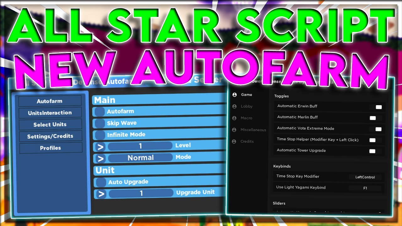 All Star Tower Defense Script - (AutoFarm, Auto Upgrader, Auto Join Game,  Macro) - Roblox-Scripter