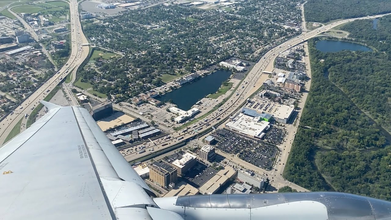 ⁣American Airbus A319 Afternoon Departure From Chicago O'Hare | N828AW | ORD-MSP