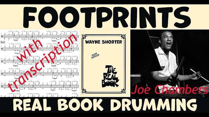 Footprints Drums version - Drums performance video thumbnail