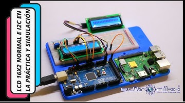 ✅simulación  y montaje  práctico  de una LCD 16X2 con 16 pines  y/o usando  I2C | proteus y Arduino