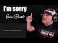Joshua Bassett - i&#39;m sorry (Official Lyric Video) | REACTION