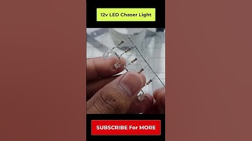 How to make a LED chaser Circuit  #ledlights #chaser #howtomake #viral