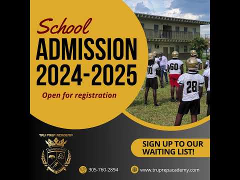 TRU Prep Academy admissions are NOW OPEN!