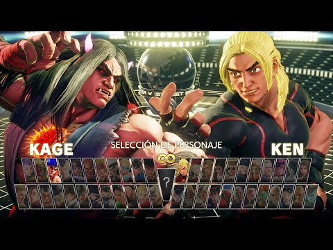 Street Fighter V SELECT SCREEN Story Skins