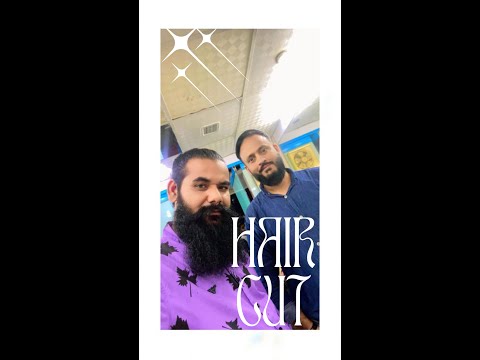 My hair cut for Saddam Hair Dresser | YashVlog