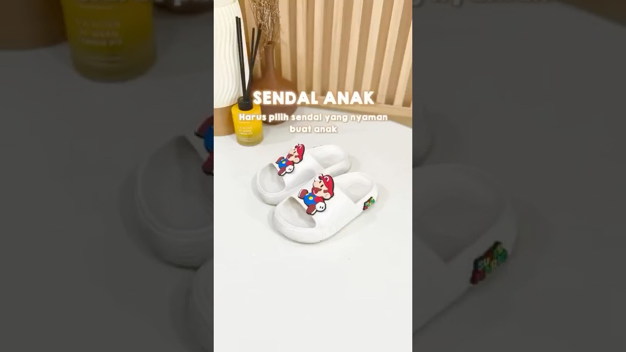 Sendal anak #mario #gemes #untukanak