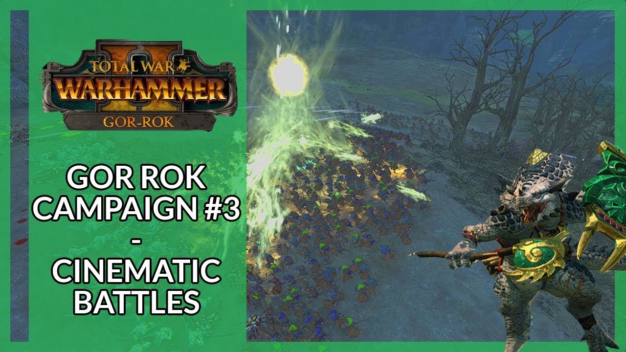 gaming logo SKAVEN SCUM PERSIST! Gor Rok - Cinematic Battles - Part 3 | Total War: Warhammer 2 Campaign