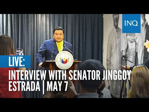 LIVE: Interview with Senator Jinggoy Estrada  | May 7