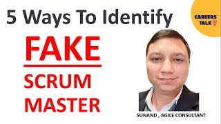 5 Ways to Identify the FAKE scrum master  I scrum master career path I new scrum master tips