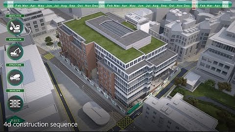 4d construction sequence & Site Logistics