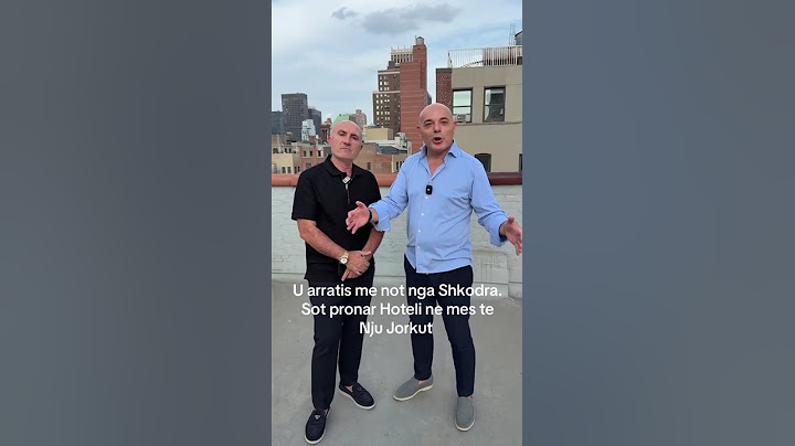 U arratis me not nga Shkodra.Sot pronar Hoteli në mes të Nju Jorkut.#blendifevziu #newyork #shkodra