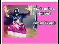 DIY simple doll bed! (for your american girl doll)