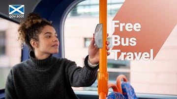 Bus travel is free for under 22s who live in Scotland