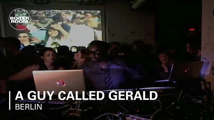 A Guy Called Gerald live in the Boiler Room Berlin