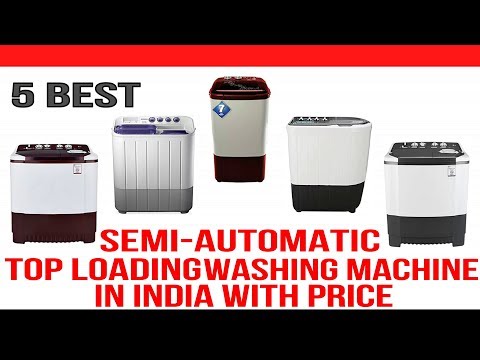 Best Semi Automatic Washing Machines In India 2019 Top New Latest Washing Machines Youtube