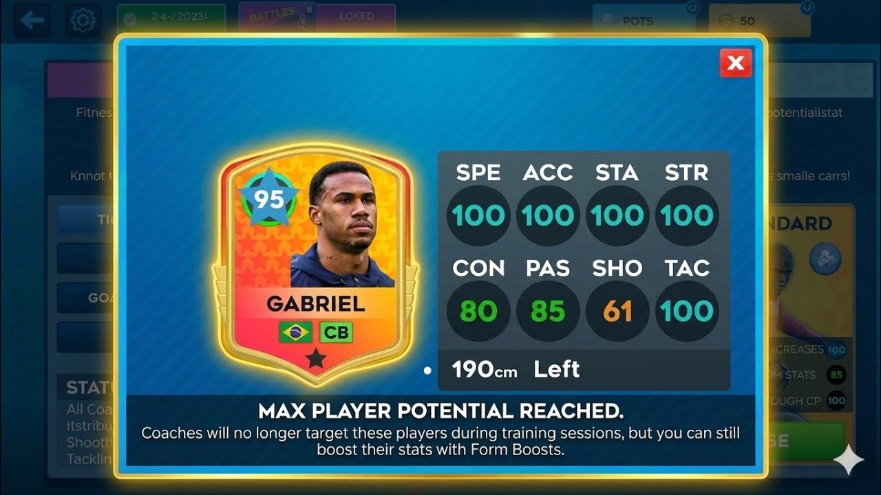 DLS 26 😱 UPGRADE MAX GABRIEL (85) Dream League Soccer 2026 #dls26 #DLSBDOfficial
