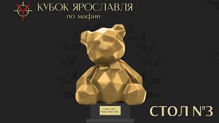 КУБОК ЯРОСЛАВЛЯ 2024: Стол №3