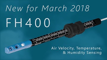 FH400 by degreeC: Air Velocity, Temperature, & Humidity Sensing