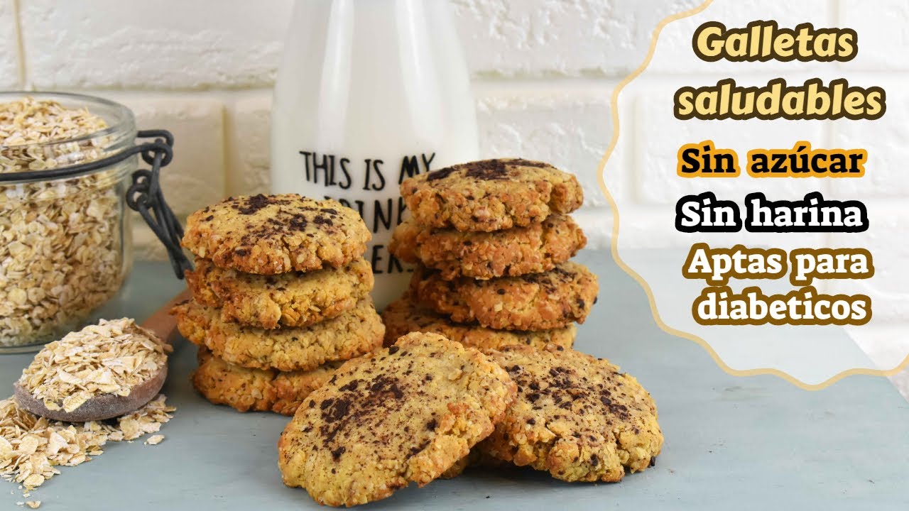 ALUCINA! Galletas SIN AZUCAR y SIN HARINA listas en 15 minutos APTAS ALUCINA! Galletas SIN AZUCAR y SIN HARINA listas en 15 minutos APTAS
