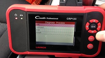 Porsche 911 997 Module Coverage Menu With Launch CRP123 VII+