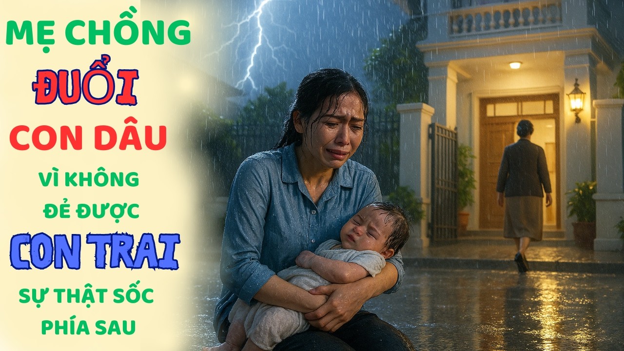 Outline Video Mẹ Chồng CHỬI Tôi Vì Đẻ Toàn CON GÁI - Tức Giận TÔi Ôm Con Bỏ Đi Giữa Đêm Mưa Tầm Tã