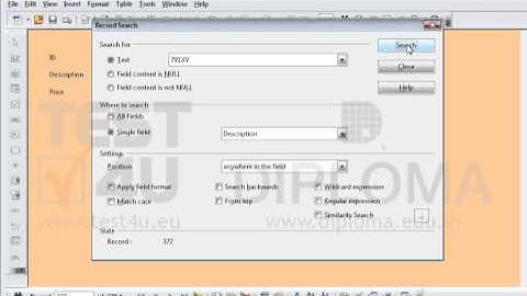 Use the open form to find the record that contains the phrase 791XV in the Description field....