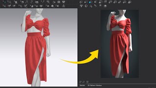 How to Make a Dress Like This in Marvelous Designer / Clo3D