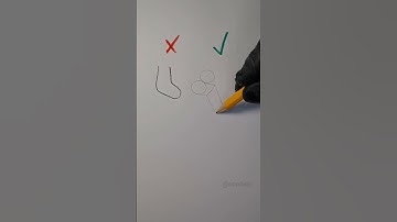 how to draw 🦶 #condsty