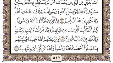سورة المجادلة / محمد صديق المنشاوي