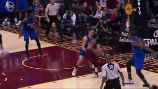 Kyrie Irving puts the Cavs up 1 with 3 4s left Warriors Vs Cavaliers  NBA Christmas Day 2016 2017