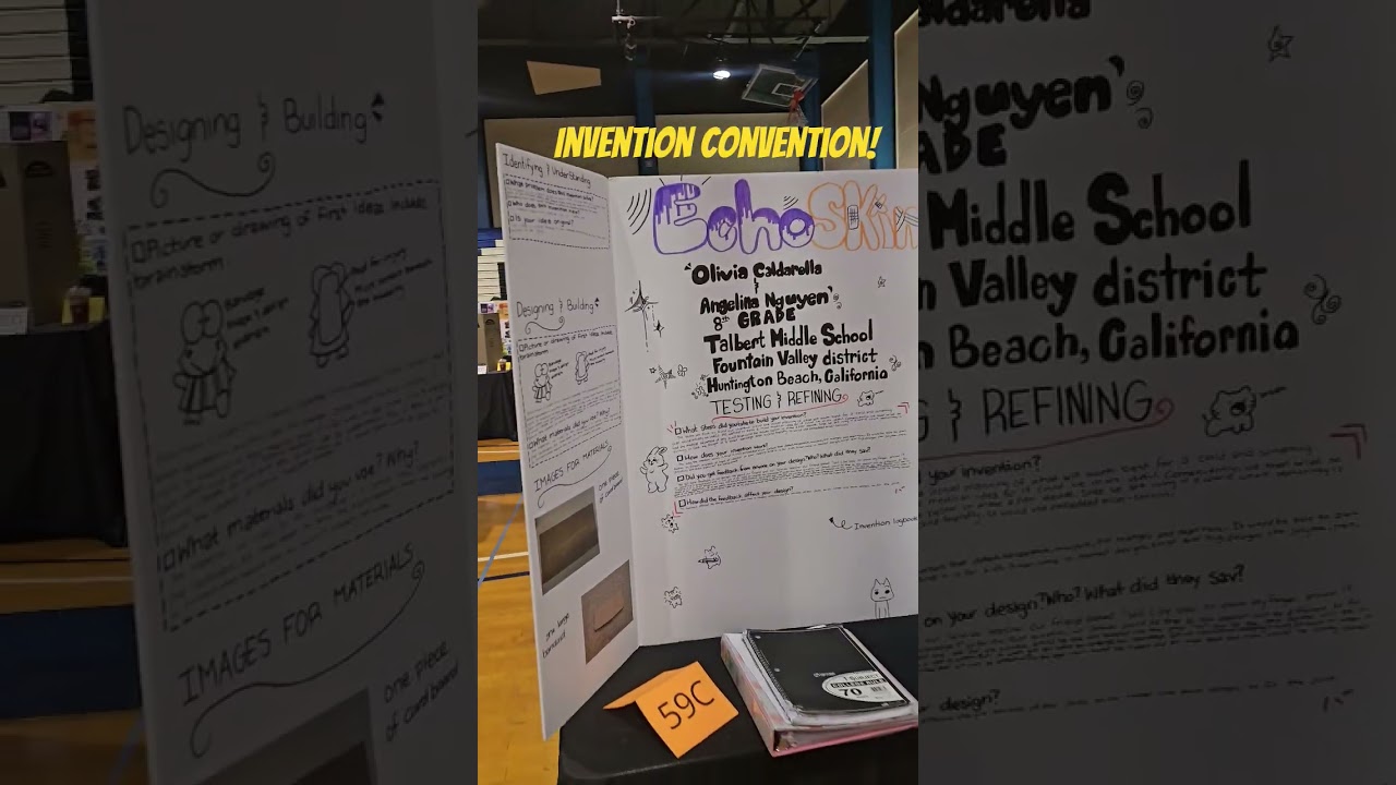Invention Convention! So many creative and unique student designs! #judges #icoachnewteachers