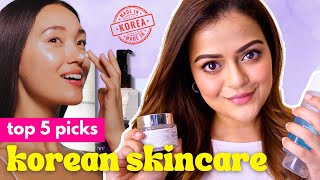 TOP 5 Korean Skincare Products - My Smooth & Clear Skin Essentials ✨