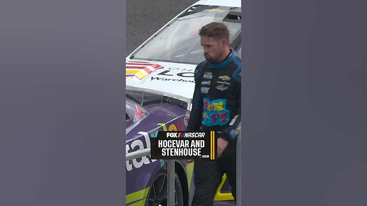 Ricky Stenhouse Jr. is not happy with Carson Hocevar in Mexico City 😡 #nascar #cupseries