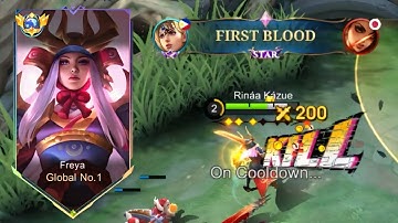 HOW TO EASY CONTROL YOUR LANE USING FREYA ( WATCH THIS ) FREYA BEST BUILD 2024 -MLBB