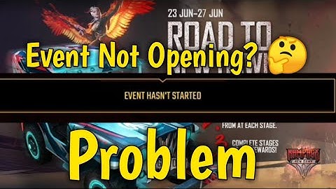 New Event Not Opening Problem? | Road to New Dawn Event Not Opening? | Ffevent open kyu nahi horha?